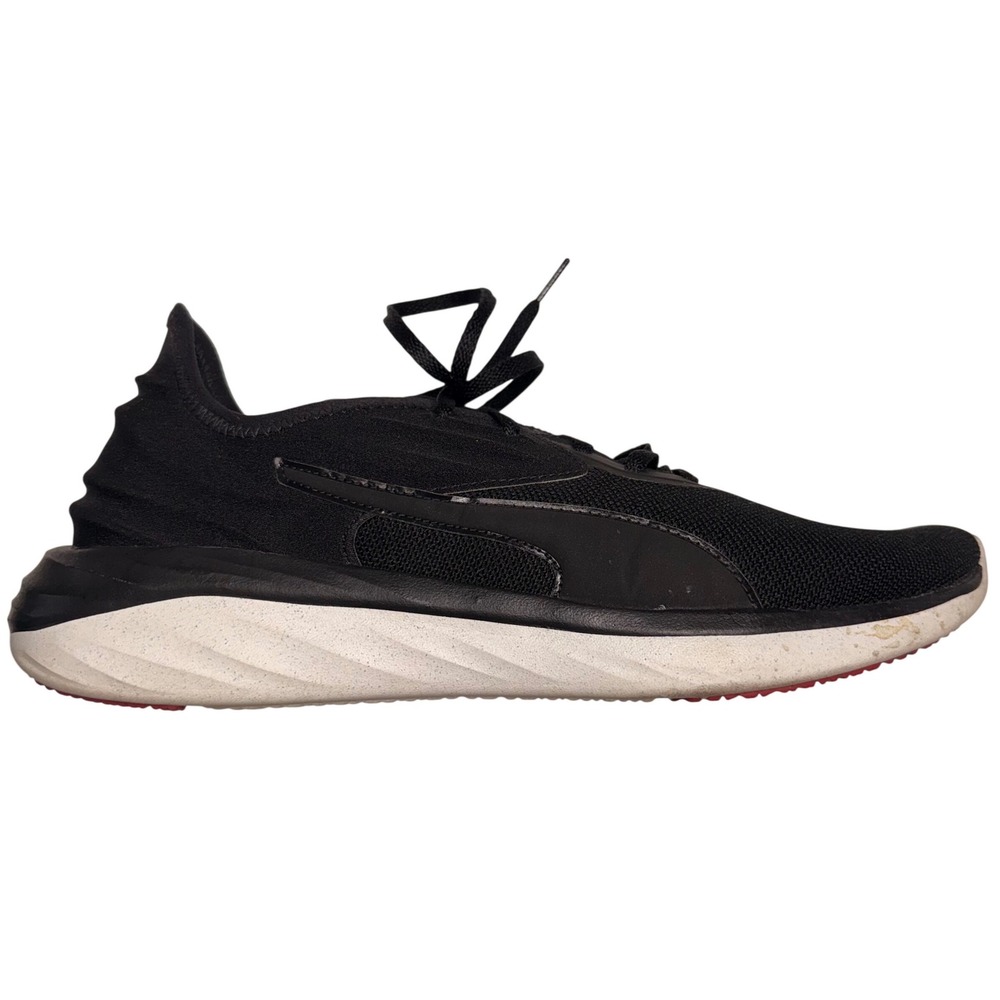 Puma Better Foam Prowl Slip-On Running Shoes Black White Red 195163-04 Size 9.5